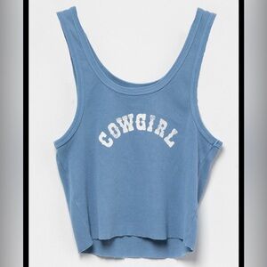 Full tilt cowgirl crop tank Size small